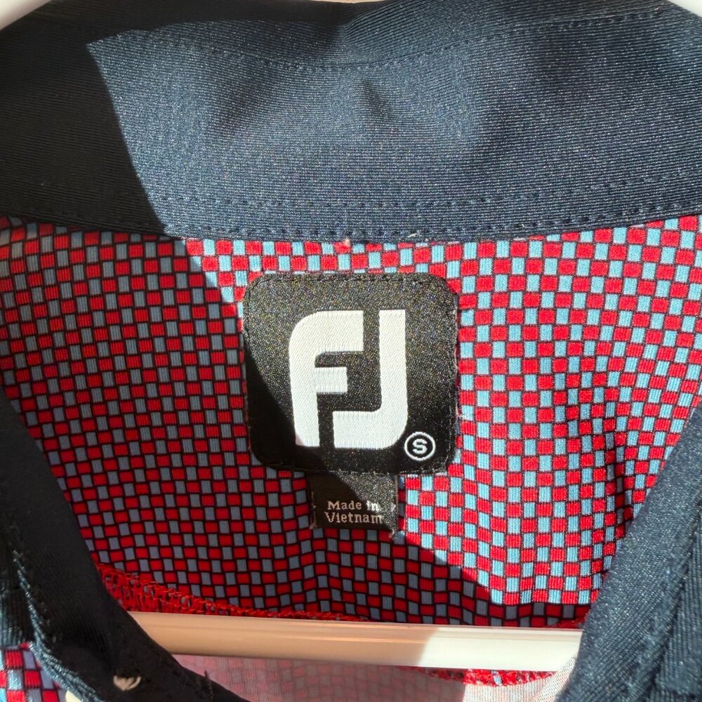 FootJoy Men's Lattice Lisle Golf Polo Size Small Golf - Picture 4 of 5
